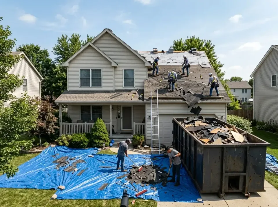 roof-replacement-debris-remova-004 — frequently asked questions, Cheapest Dumpster Rentals in Oakwood Hills, IL